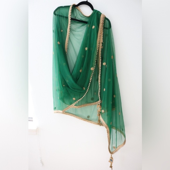 Indian/Pakistani Asian Weddings Fancy Capri Trousers Kameez dress size Small - Picture 16 of 16